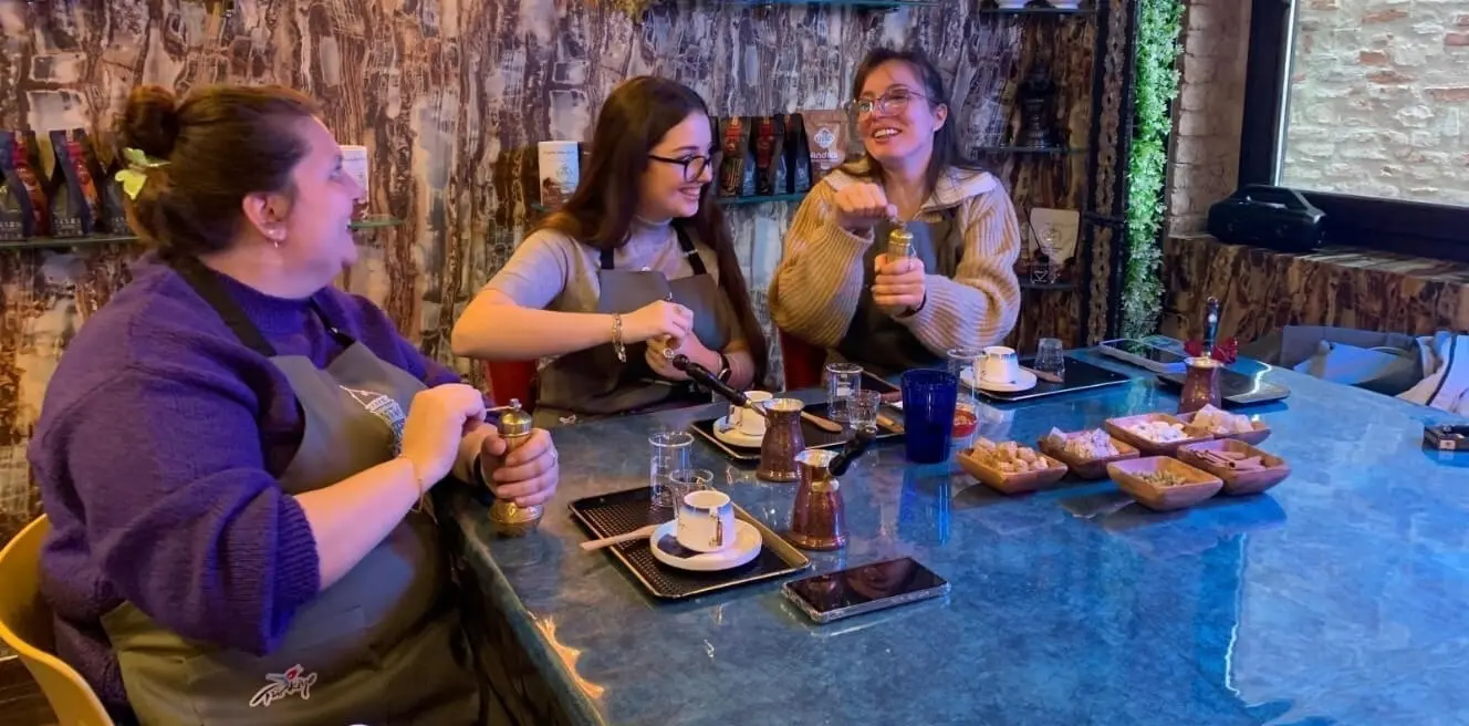 Turkish Coffee Workshop Making On Sand