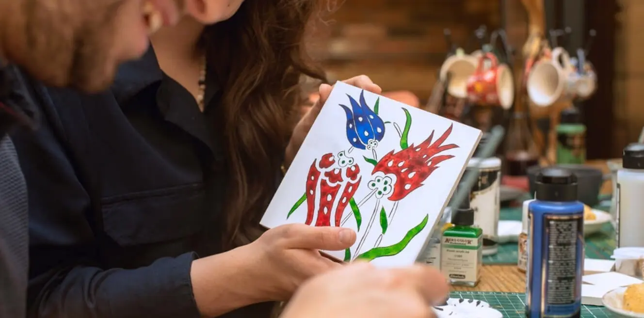 Turkish Tile Ceramic Painting Workshop